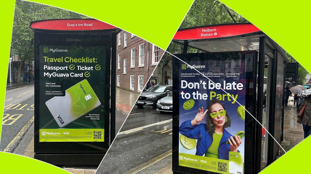 MyGuava and Visa Launch Collaborative Out Of Home Campaign in London