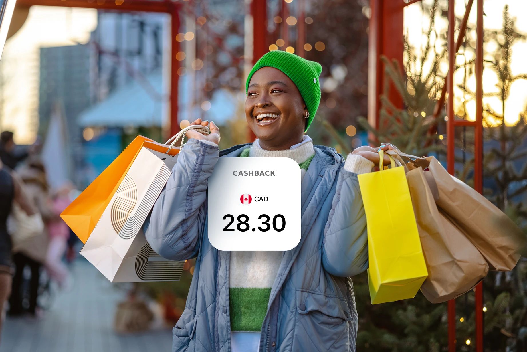 Cashback on every spend